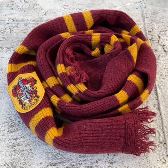 Warner Bros. Other - Harry Potter Scarf Red/Yellow Long Scarf 100% Wool Scarf Unisex